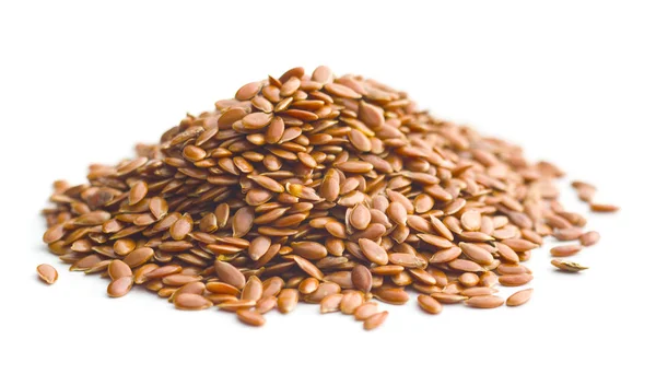 Sağlıklı kahverengi linseeds. — Stok fotoğraf