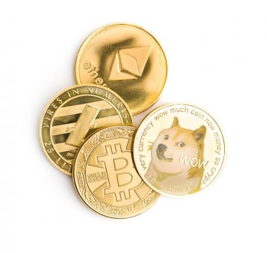 The various cryptocurrency. clipart