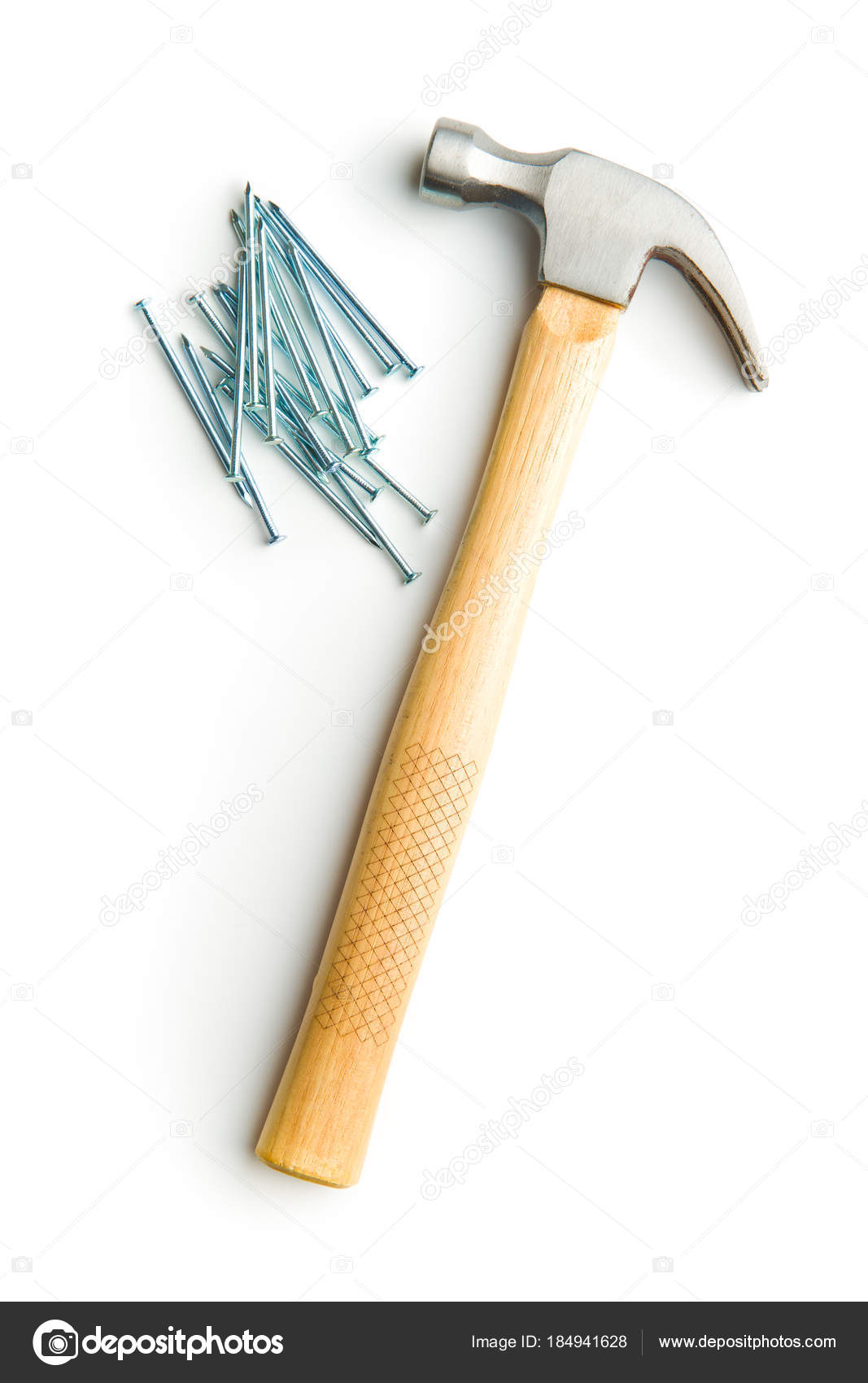 Hammer and nails. Stock Photo by ©jirkaejc 184941628