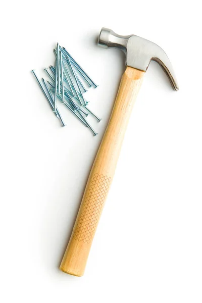 Hammer and nails. — Stock Photo, Image