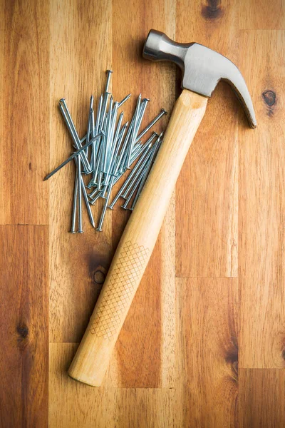 Hammer and nails. — Stock Photo, Image