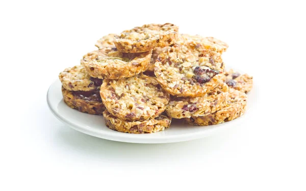 Biscoitos de aveia, biscoitos granola . — Fotografia de Stock