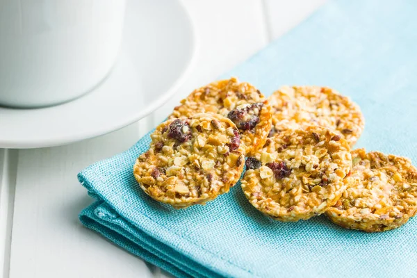 stock image Oatmeal cookies, granola cookies.