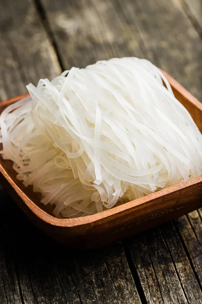 Tagliatelle di riso secco . — Foto Stock