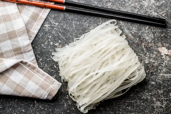 Dried rice noodles. — Stock Photo, Image