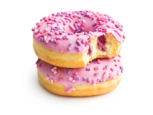 En biten donut. — Stockfoto