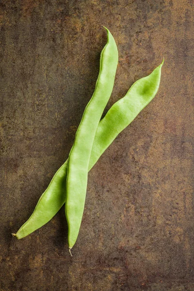 녹색 문자열 콩 깍 지 — 스톡 사진