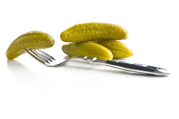 Preserved cucumbers. Tasty pickles. — Stock Photo, Image