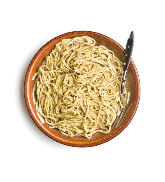 Macarrão italiano tagliolini com trufas . — Fotografia de Stock