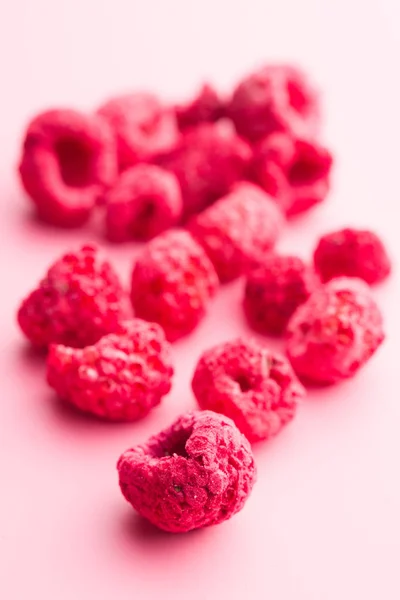 Freeze dried raspberries. — Stock Photo, Image