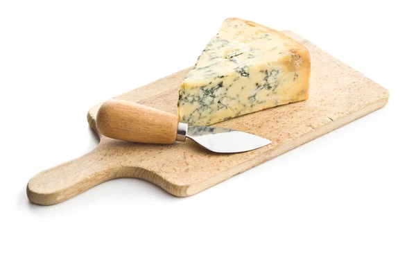 Smakelijke blauwe kaas. — Stockfoto