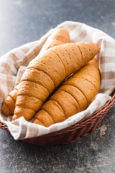 Salty bread rolls. — Stock Photo, Image