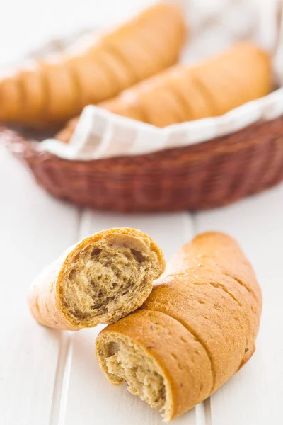 Salty bread rolls. — Stock Photo, Image