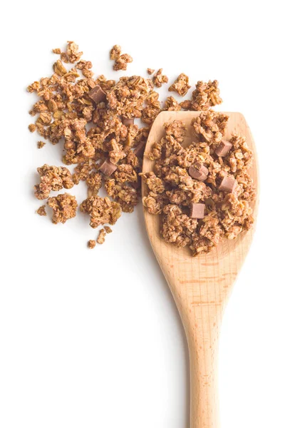 I cereali della colazione al cioccolato granola . — Foto Stock