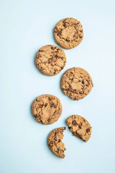 Dolci biscotti. Biscotti al cioccolato . — Foto Stock