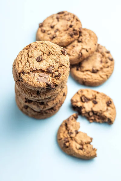 Biscuiţi dulci. Cookie-uri de ciocolată . — Fotografie, imagine de stoc
