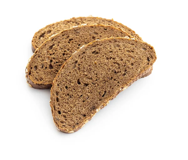 Pane integrale affettato con fiocchi d'avena . — Foto Stock