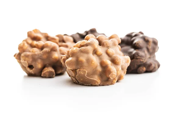 Zoete chocolade truffels. — Stockfoto