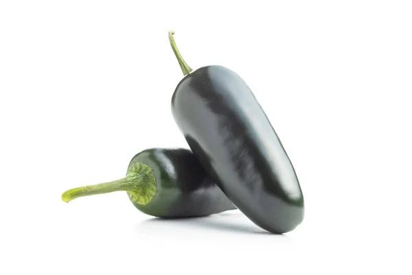 Zelené papričky jalapeňo. — Stock fotografie