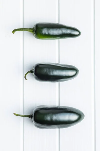 Green jalapeno peppers. — Stock Photo, Image