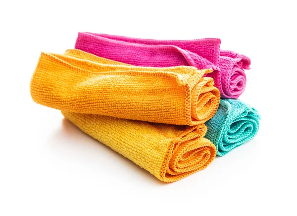 Ręczniki do czyszczenia mikrofibry. — Zdjęcie stockowe