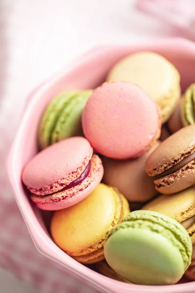 Macarons colorés doux — Photo