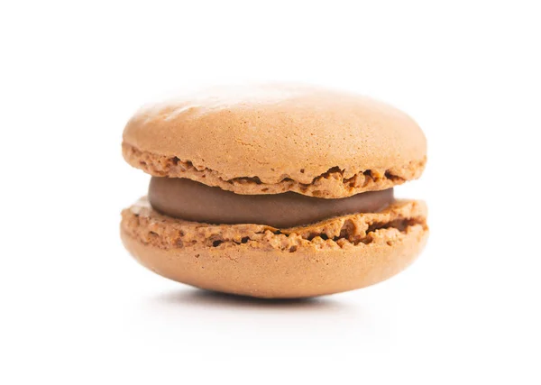 Macaron de chocolate doce — Fotografia de Stock