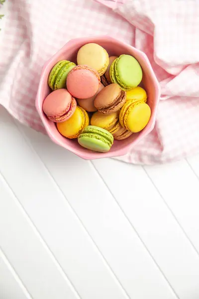 Macarons colorés doux — Photo