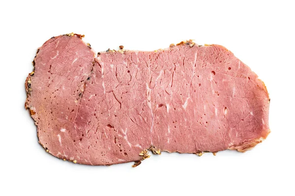 Sliced roast beef. Tasty fresh meat. — Stock Photo, Image