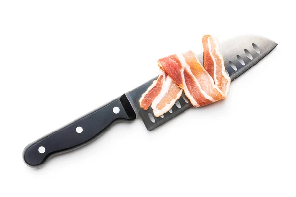 Smoked bacon strips. — Stock Photo, Image