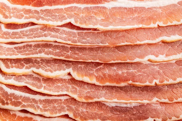 Røykte baconstrimler . – stockfoto