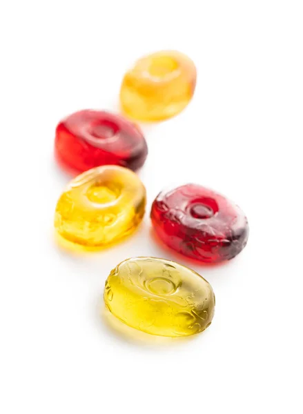 Zoete kleurrijke snoepjes. — Stockfoto