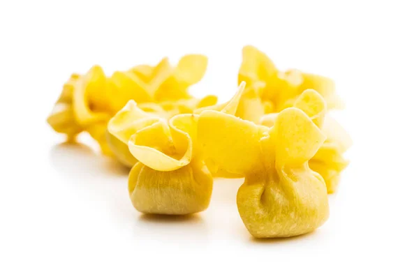 Italian stuffed pasta. Sacchettini pasta. — Stock Photo, Image