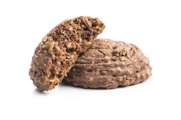 Cereal cocoa cookies. — Stock Photo, Image