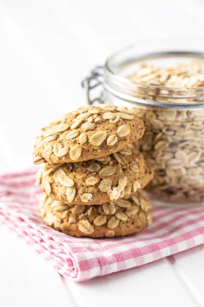 Biscoitos de aveia de cereais . — Fotografia de Stock