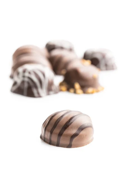 Praline bonbons. Chocolade truffels. — Stockfoto