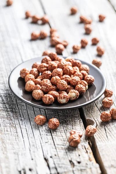 Avellanas Con Azúcar Glaseado Plato — Foto de Stock