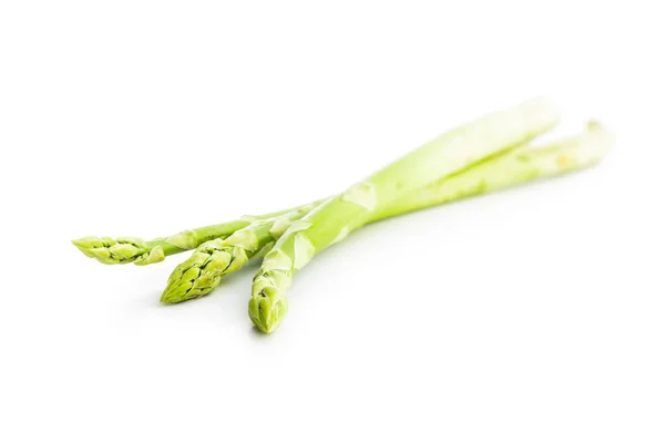 新鮮な緑のアスパラガス 白を基調としたヘルシーな季節野菜 — ストック写真