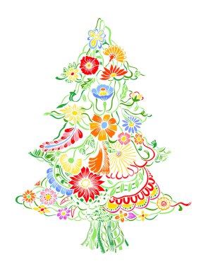 Çiçeklerin Noel Ağacı