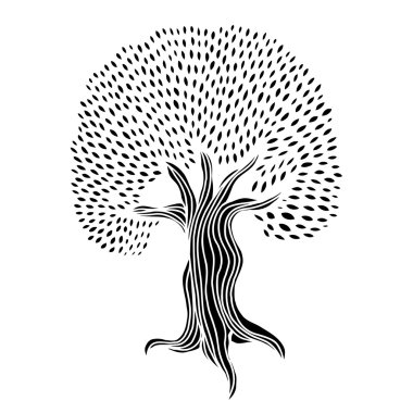 ağaç elle çizilmiş