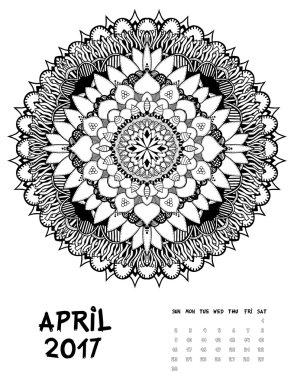 vektörel takvim 2017