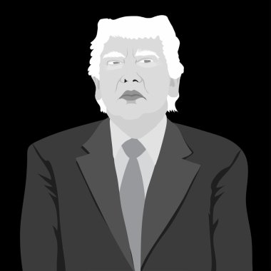 20 Ekim 2016: Vektör karikatür karikatür portre koz
