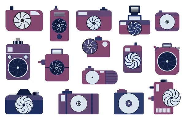 Набір піктограм фотоапарата — стоковий вектор