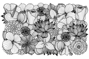 vector floral background. clipart
