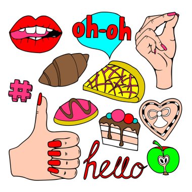 çizgi film yama rozetleri