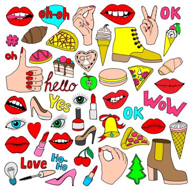 çizgi film yama rozetleri