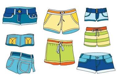 Beyaz bir arka plan üzerinde moda aksesuarları