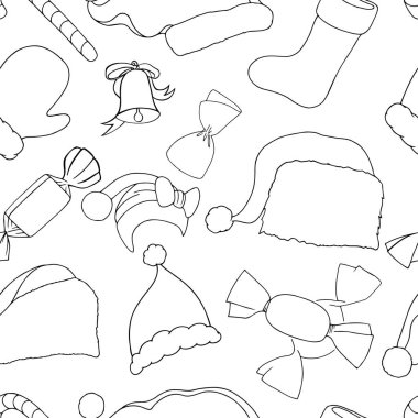 Noel sorunsuz vektör desen