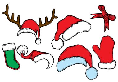 Renkli yama rozetleri farklı Merry Christmas