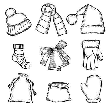 Renkli yama rozetleri farklı Merry Christmas